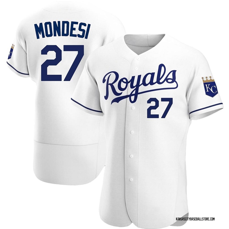 Adalberto Mondesi Men's Kansas City Royals Home Jersey - White Authentic