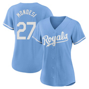 Adalberto Mondesi Women's Kansas City Royals 2022 Alternate Jersey - Light Blue Authentic