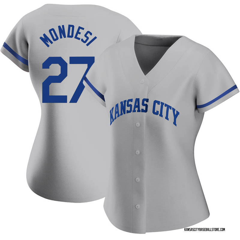 Adalberto Mondesi Women's Kansas City Royals 2022 Road Jersey - Gray Authentic