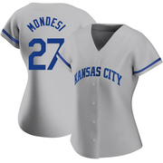Adalberto Mondesi Women's Kansas City Royals 2022 Road Jersey - Gray Replica