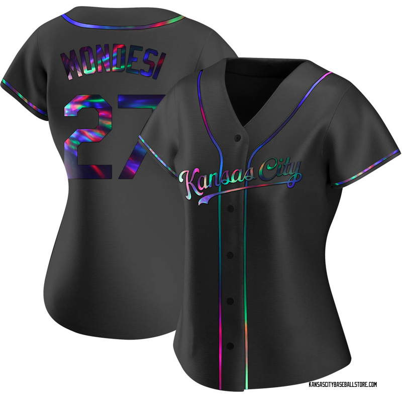 Adalberto Mondesi Women's Kansas City Royals Alternate Jersey - Black Holographic Replica