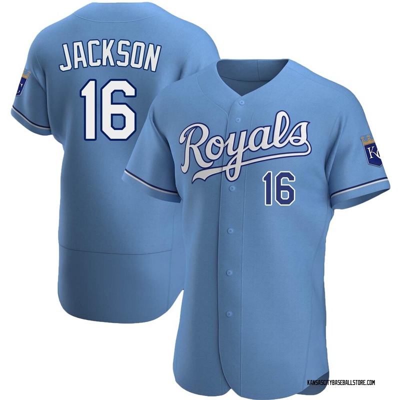 Bo Jackson Men's Kansas City Royals Alternate Jersey - Light Blue Authentic