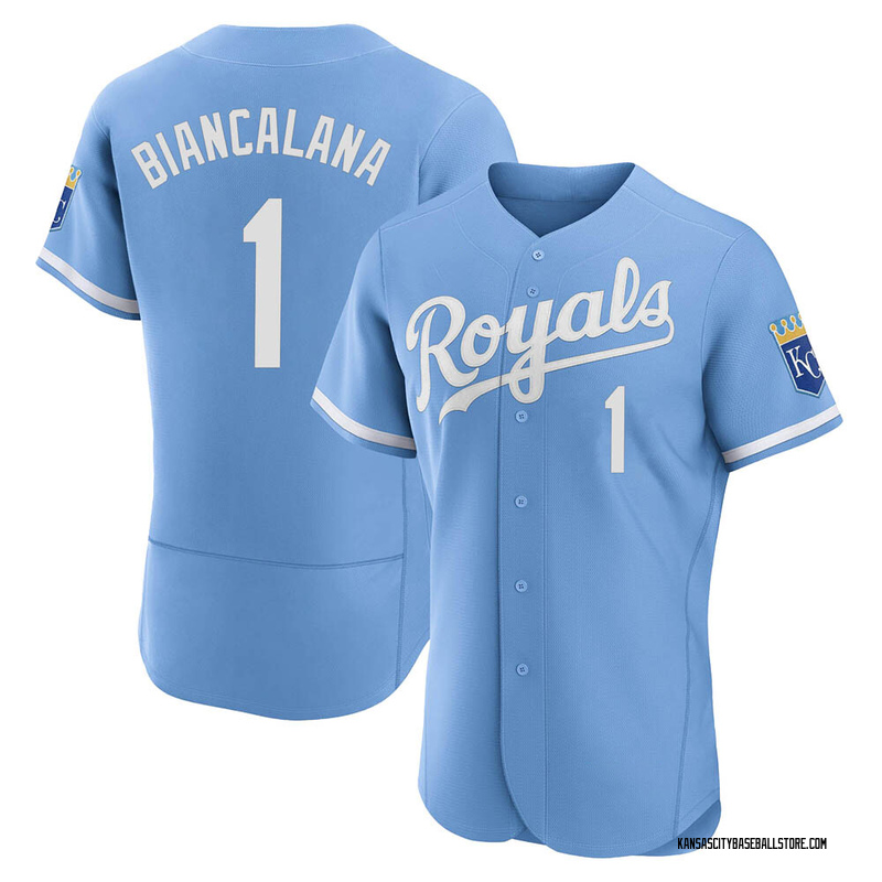 Buddy Biancalana Men's Kansas City Royals 2022 Alternate Jersey - Light Blue Authentic