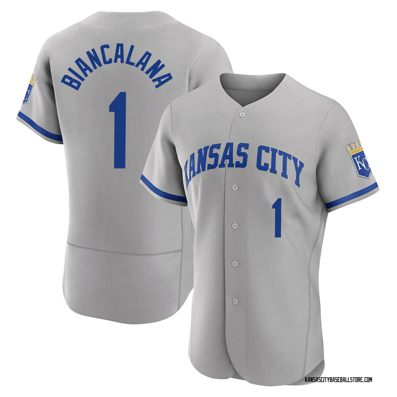 Buddy Biancalana Men's Kansas City Royals 2022 Road Jersey - Gray Authentic