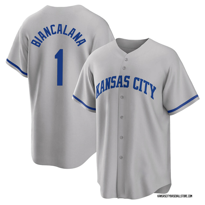 Buddy Biancalana Men's Kansas City Royals 2022 Road Jersey - Gray Replica