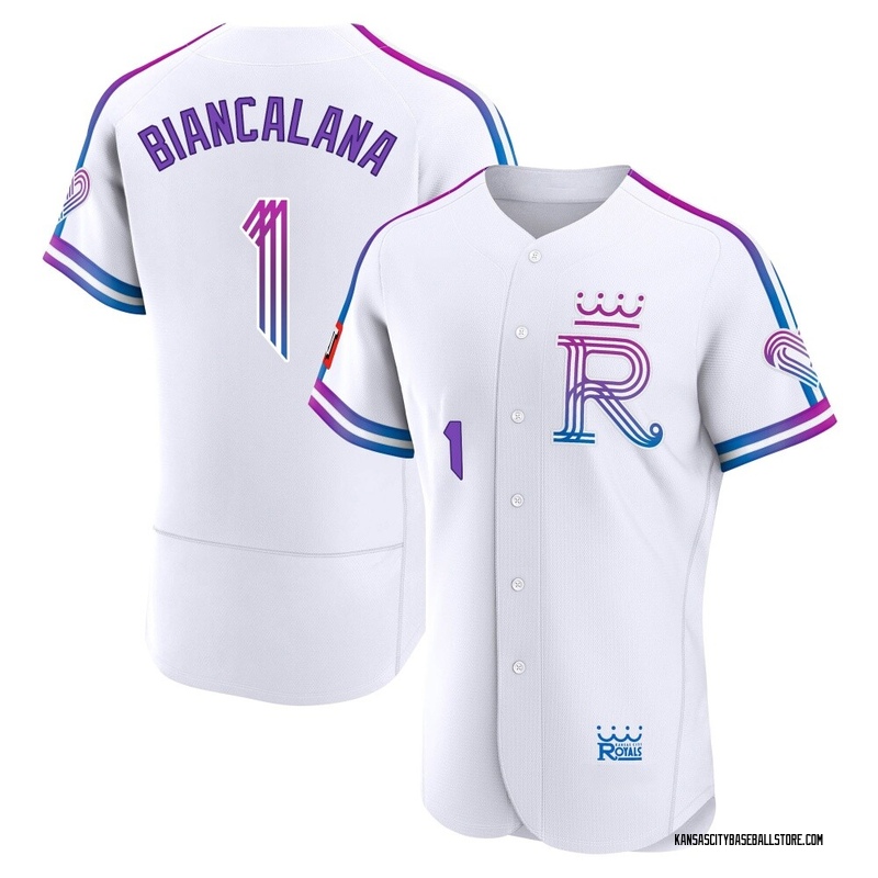 Buddy Biancalana Men's Kansas City Royals 2026 City Connect Stadium Jersey - White Authentic