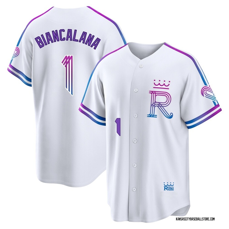 Buddy Biancalana Men's Kansas City Royals 2026 City Connect Stadium Jersey - White Limited