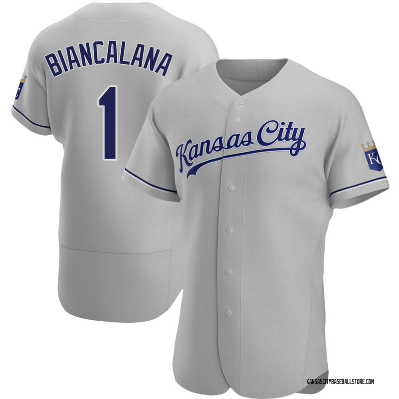 Buddy Biancalana Men's Kansas City Royals Road Jersey - Gray Authentic