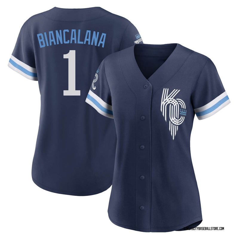 Buddy Biancalana Women's Kansas City Royals 2022 City Connect Jersey - Navy Replica