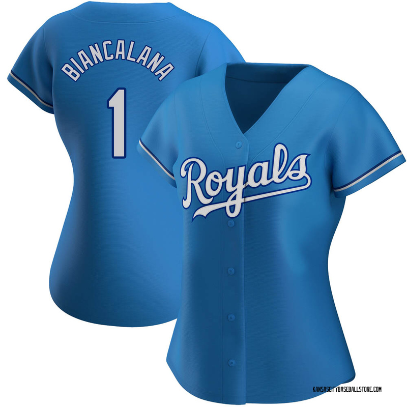 Buddy Biancalana Women's Kansas City Royals Alternate Jersey - Light Blue Replica