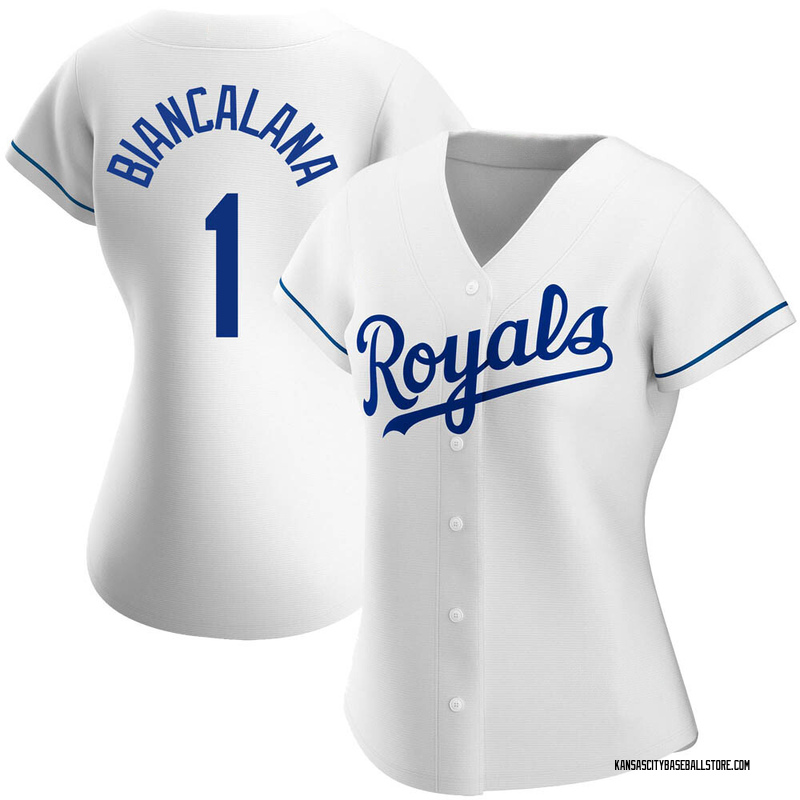 Buddy Biancalana Women's Kansas City Royals Home Jersey - White Authentic