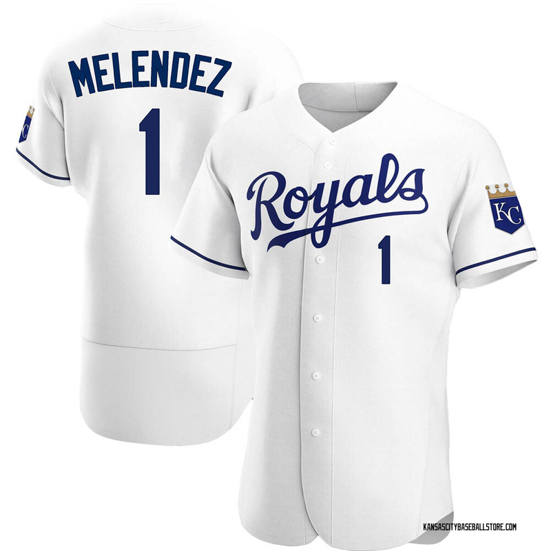 MJ Melendez Men's Kansas City Royals Home Jersey - White Authentic