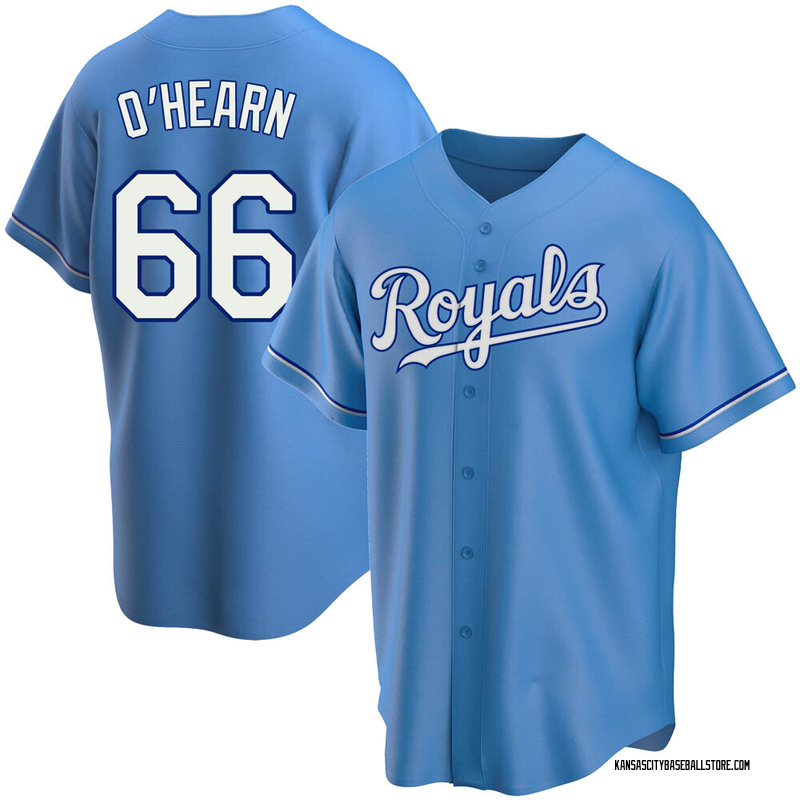 Ryan O'Hearn Men's Kansas City Royals Alternate Jersey - Light Blue Replica